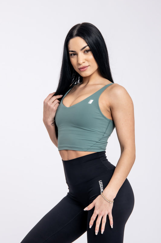 Sport New Skin Teal Green Bra