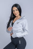 Crop Hoodie UrbanWear Rhino-Grey